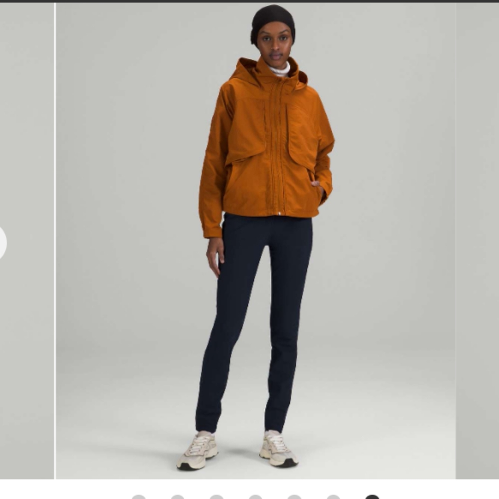 Lululemon Always Effortless Jacket Butternut Brown size 4 EUC original style